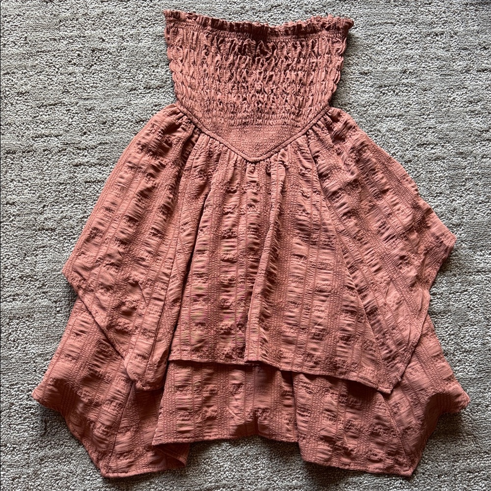 Wild Fable Smocked Strapless Dress